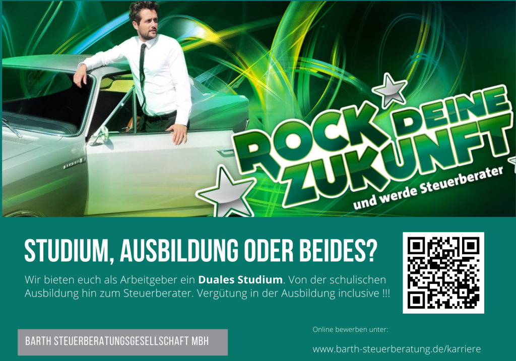 Duales Studium Abitur | Steuerkanzlei Barth | Mehrfach ausgezeichnete Kanzlei